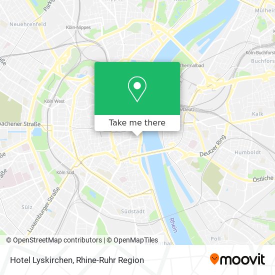 Карта Hotel Lyskirchen
