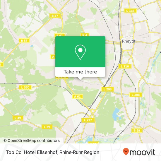 Top Ccl Hotel Elisenhof map