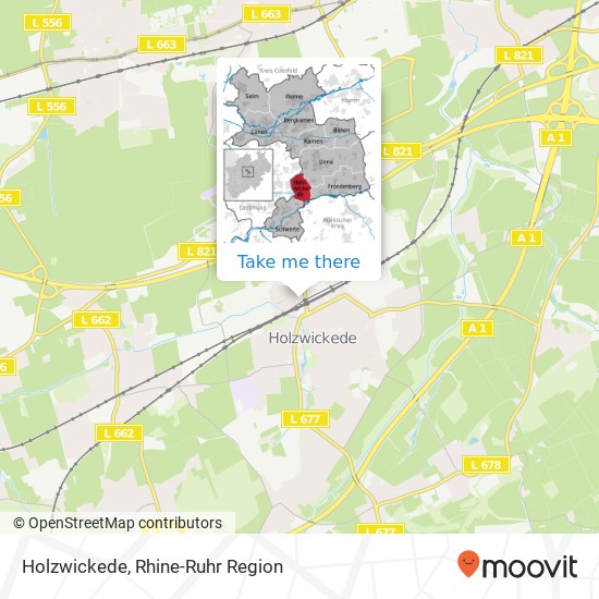 Holzwickede map