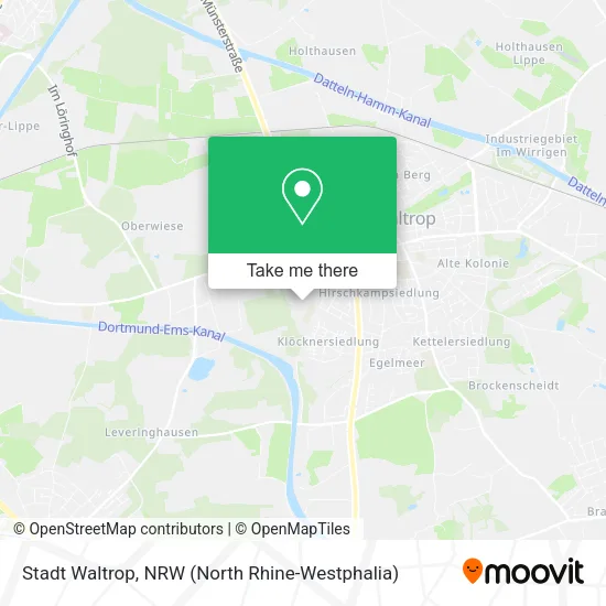 Stadt Waltrop map