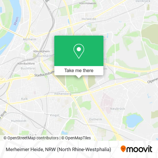 Карта Merheimer Heide