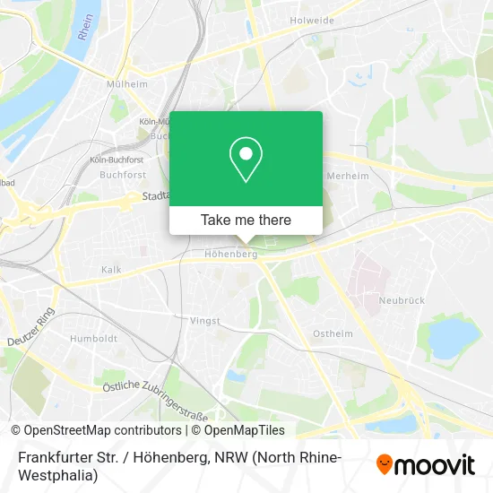 Карта Frankfurter Str. / Höhenberg