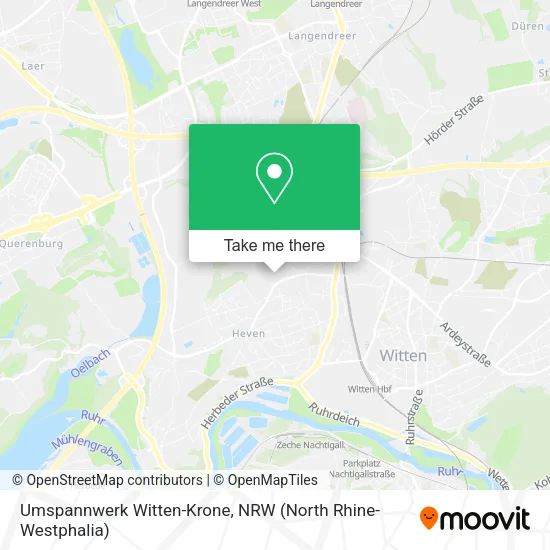 Карта Umspannwerk Witten-Krone
