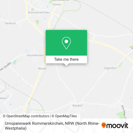 Карта Umspannwerk Rommerskirchen