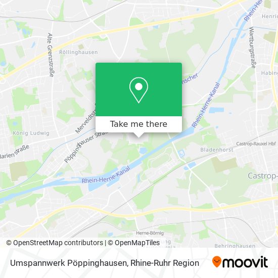 Umspannwerk Pöppinghausen map