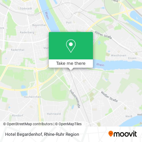 Hotel Begardenhof map