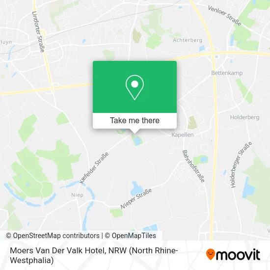 Карта Moers Van Der Valk Hotel