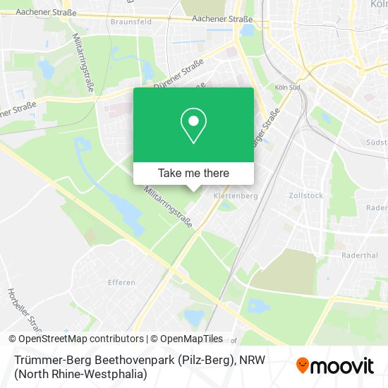 Trümmer-Berg Beethovenpark (Pilz-Berg) map