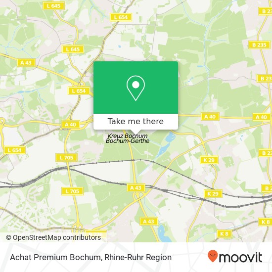 Карта Achat Premium Bochum