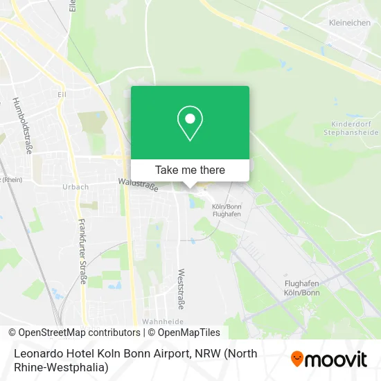 Карта Leonardo Hotel Koln Bonn Airport