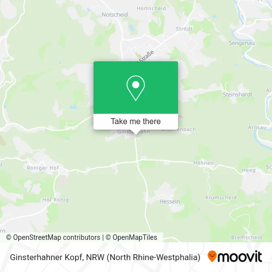 Карта Ginsterhahner Kopf