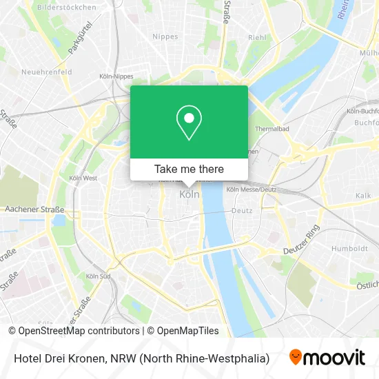 Hotel Drei Kronen map