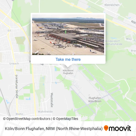 Köln/Bonn Flughafen map