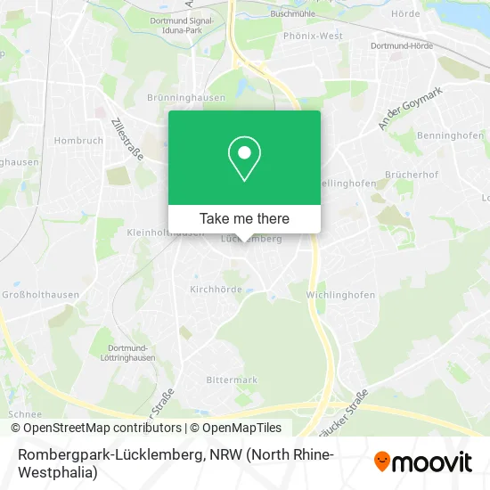 Карта Rombergpark-Lücklemberg