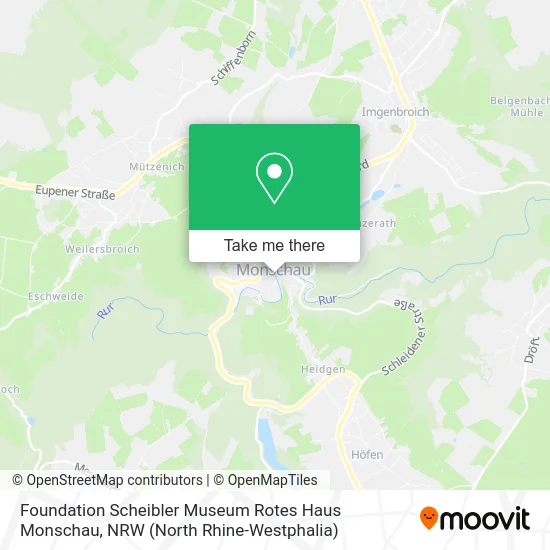 Карта Foundation Scheibler Museum Rotes Haus Monschau