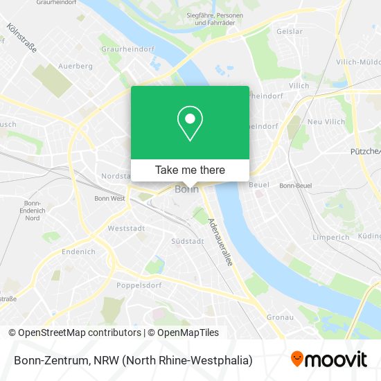 Bonn-Zentrum map