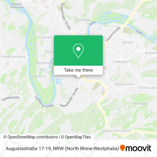 Карта Augustastraße 17-19