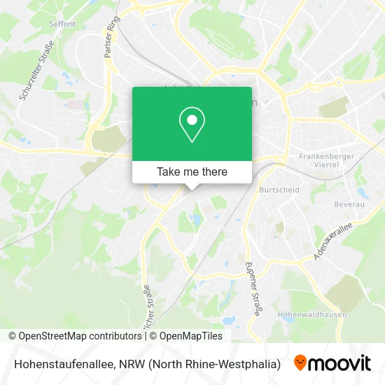 Карта Hohenstaufenallee