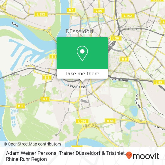 Adam Weiner Personal Trainer Düsseldorf & Triathlet map