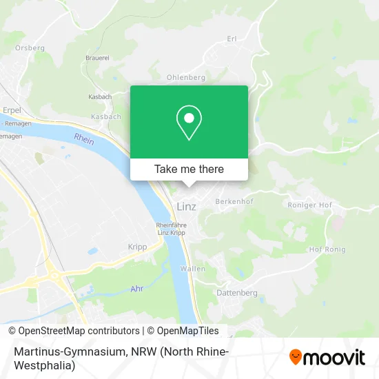 Martinus-Gymnasium map