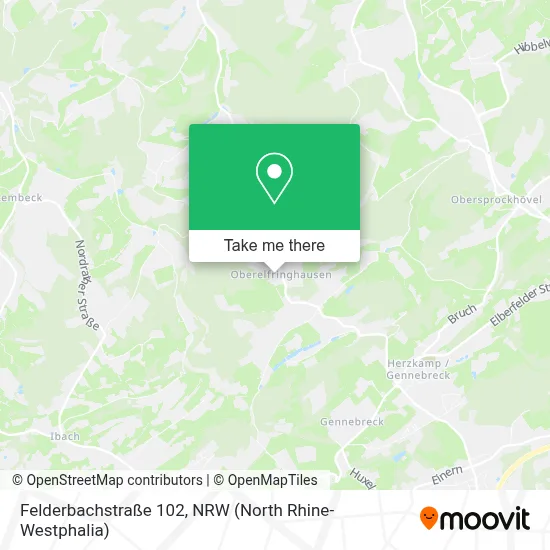 Felderbachstraße 102 map