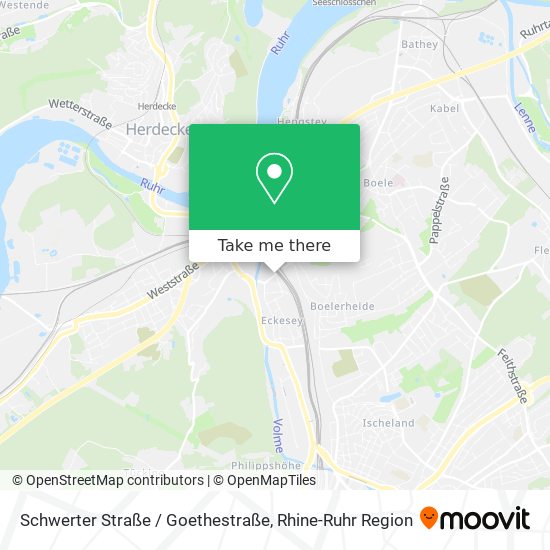 Карта Schwerter Straße / Goethestraße
