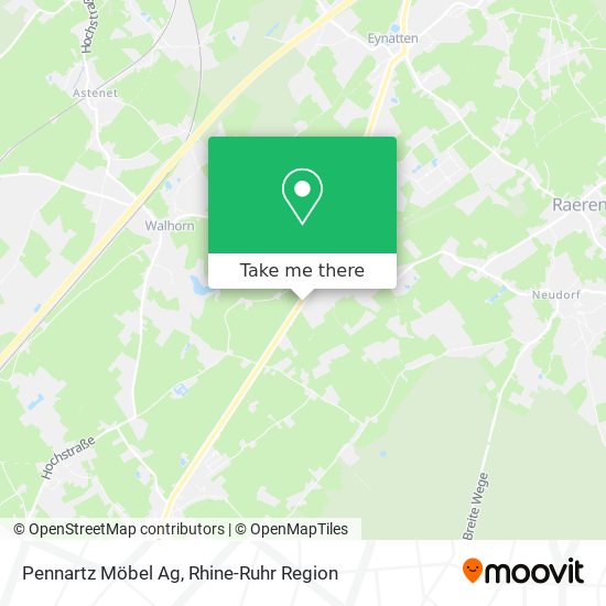 Pennartz Möbel Ag map