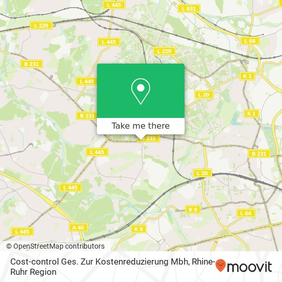 Cost-control Ges. Zur Kostenreduzierung Mbh map