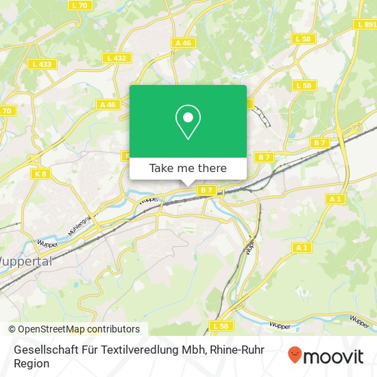 Gesellschaft Für Textilveredlung Mbh map