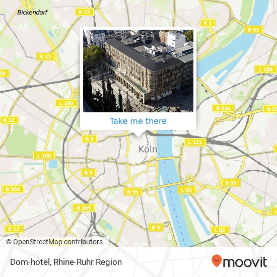 Dom-hotel map