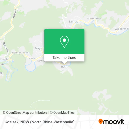 Kozisek map
