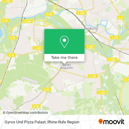 Gyros Und Pizza Palast map