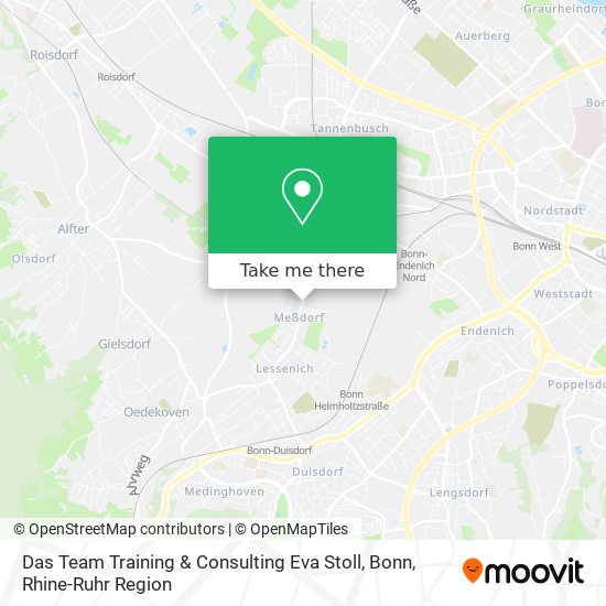 Das Team Training & Consulting Eva Stoll, Bonn map