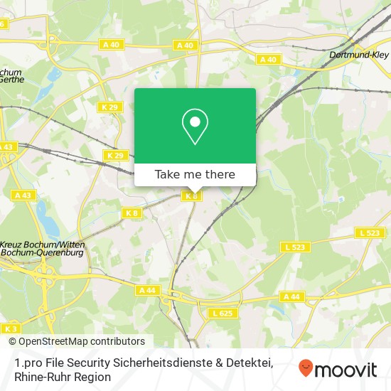 Карта 1.pro File Security Sicherheitsdienste & Detektei