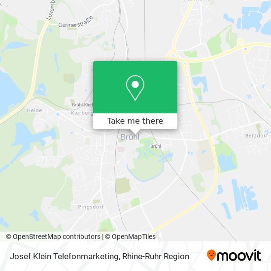 Josef Klein Telefonmarketing map