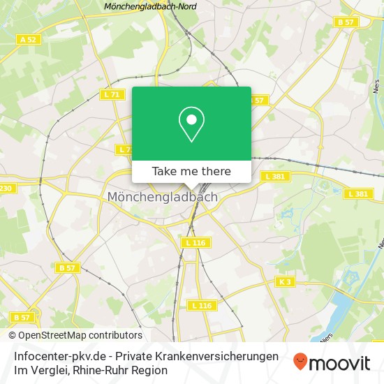 Infocenter-pkv.de - Private Krankenversicherungen Im Verglei map