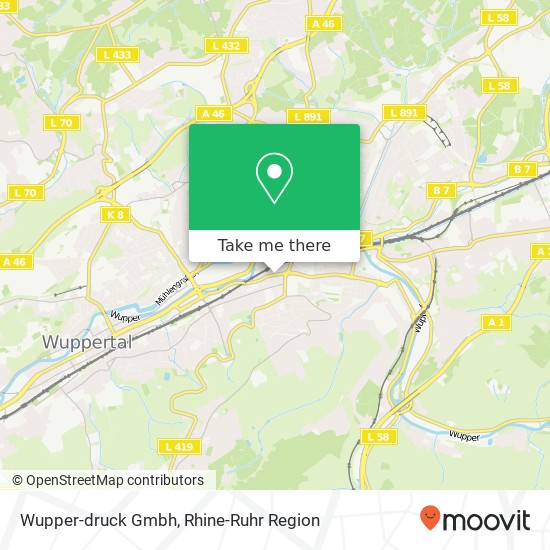 Wupper-druck Gmbh map