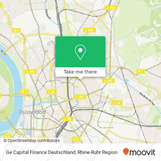 Ge Capital Finance Deutschland map