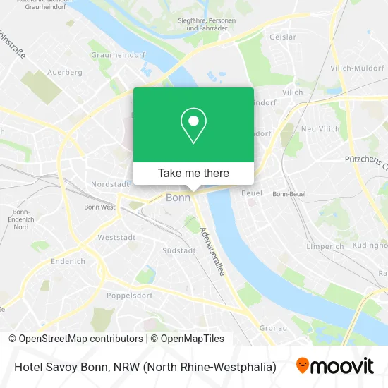 Карта Hotel Savoy Bonn