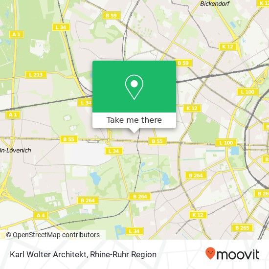 Karl Wolter Architekt map