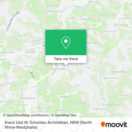 Klaus Und W. Scholdan Architekten map