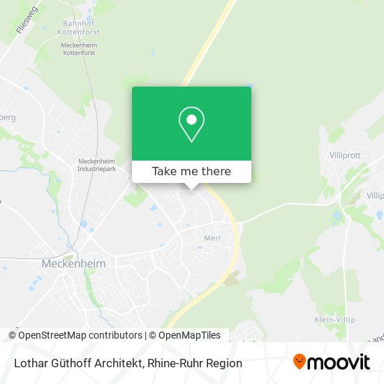 Lothar Güthoff Architekt map