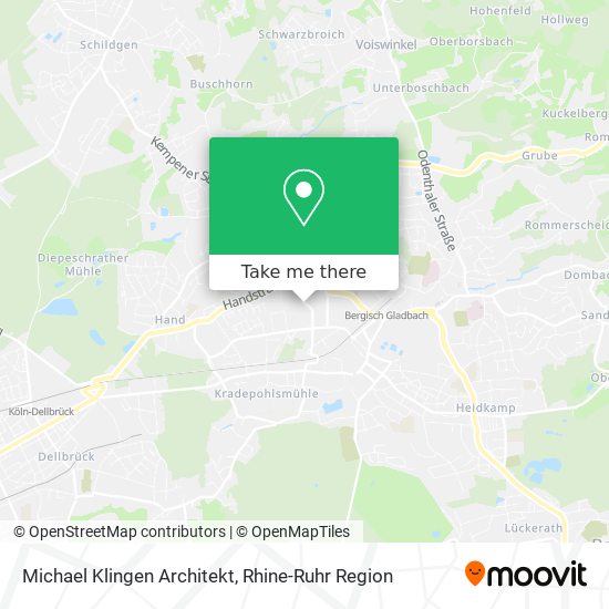 Michael Klingen Architekt map