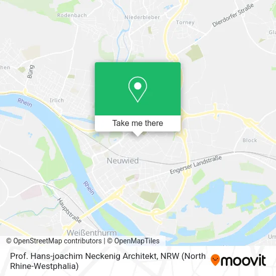 Карта Prof. Hans-joachim Neckenig Architekt