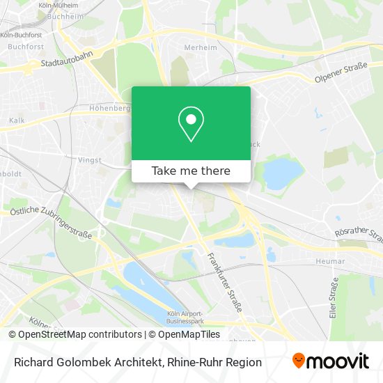 Richard Golombek Architekt map