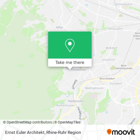 Ernst Euler Architekt map