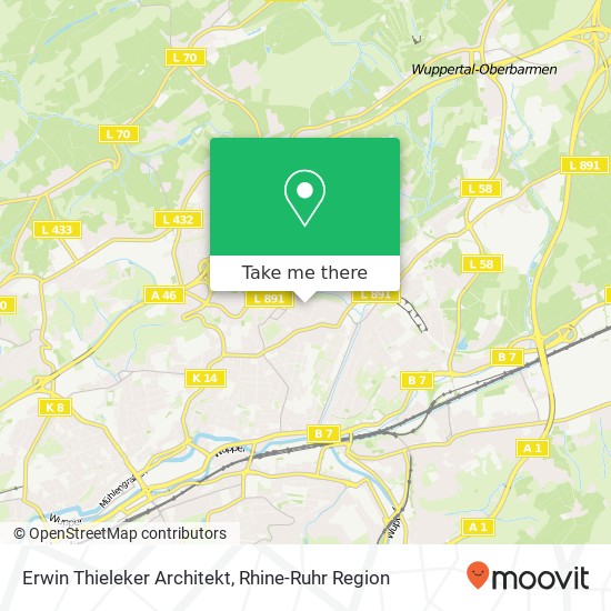 Erwin Thieleker Architekt map