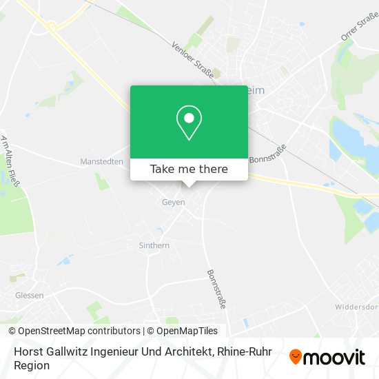 Horst Gallwitz Ingenieur Und Architekt map
