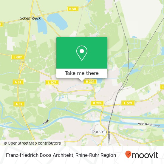 Franz-friedrich Boos Architekt map