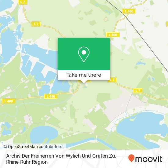 Карта Archiv Der Freiherren Von Wylich Und Grafen Zu